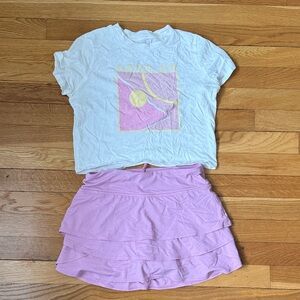 Athleta Girl White Tee